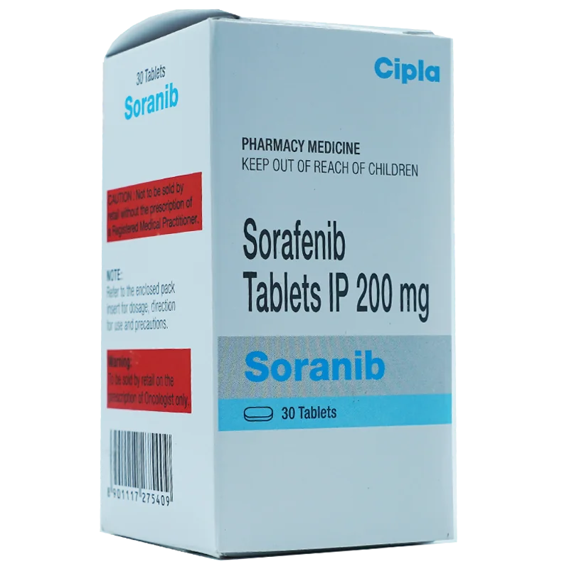 印度CIPLA生产的索拉非尼片(Sorafenat)多吉美200mg