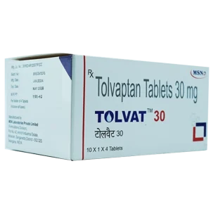 标领医学 托伐普坦 (Tolvaptan) Tolvat 15mg*10片 印度MSN版 低钠血症/多囊肾药说明书 - 药代邮云仓 印度MSN版托伐普坦实拍展示,药代邮云仓提供中国现货顺丰隐私速递。