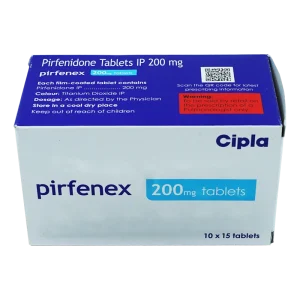 印度 Cipla 西普拉生产的吡非尼酮片200毫克规格国内对照进口原研药正品实物照片