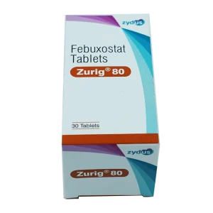 印度 Zydus 生产的非布司他片80毫克规格的正品实物照片