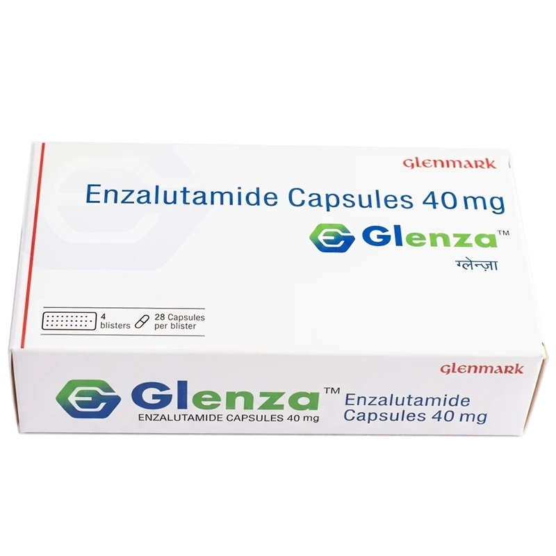 印度原厂恩扎鲁胺(安可坦仿制药，40mg×112粒)盒装正品实物照片