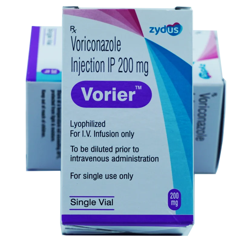 印度Zydus生产的注射用伏立康唑(Vorier 200mg/盒)最新包装实拍照片