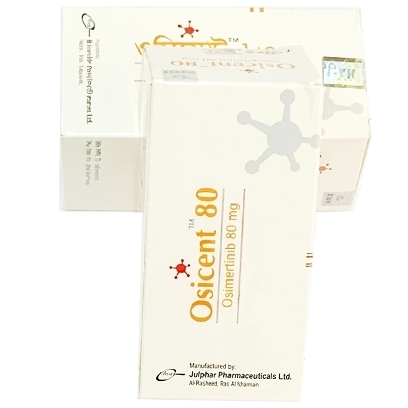 孟加拉Incepta生产的白盒奥希替尼片商品名Osicent 80正品高清实拍照