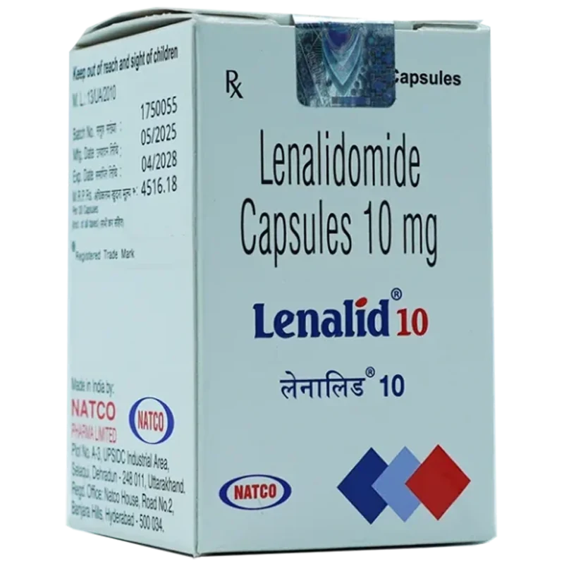 印度Natco来那度胺（Lenalid 10 雷利度胺）包装照片