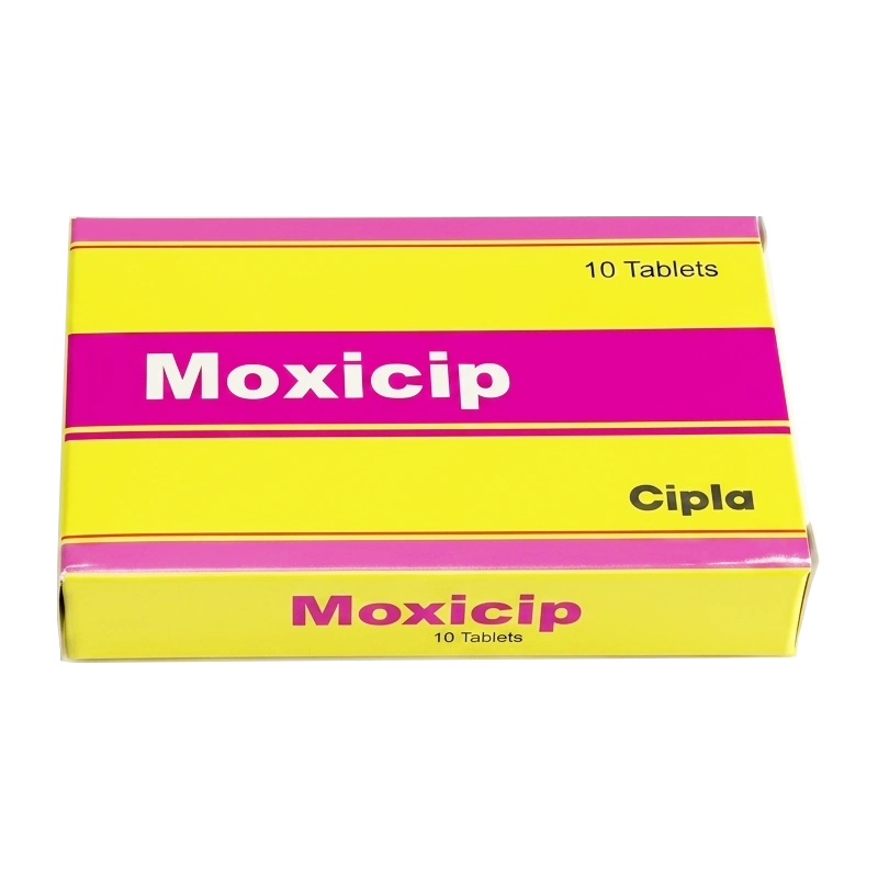 印度Cipla生产的莫西沙星片(Moxicip 400mg*10片/盒)最新价格实拍照片