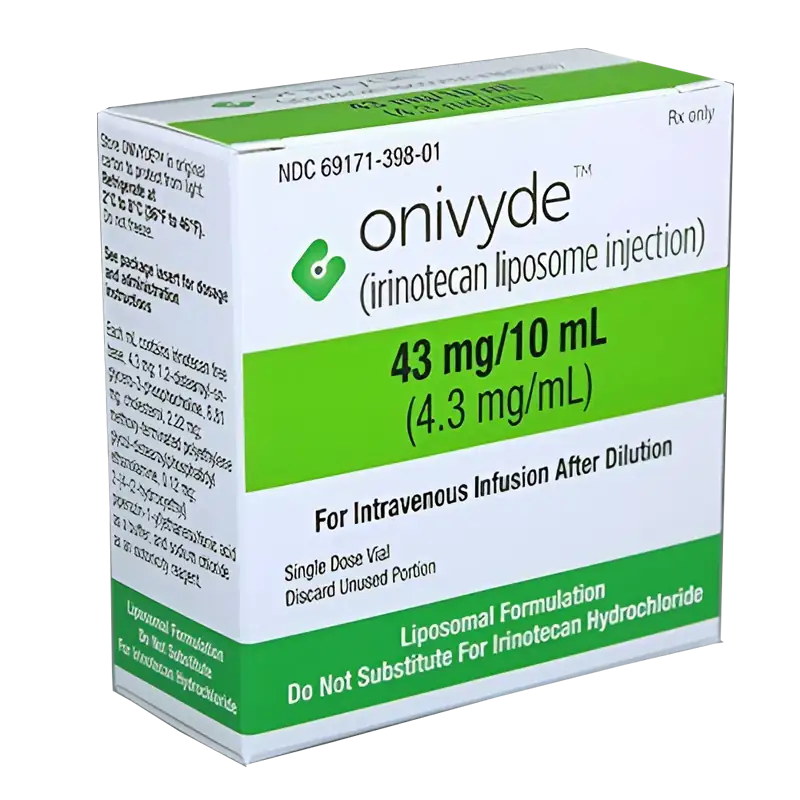 益普生Ipsen生产的伊立替康脂质体注射液Onivyde43mg美版正品实拍
